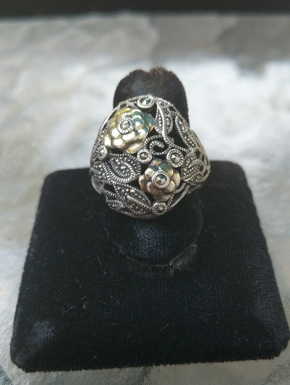 Judith Jack Sterling Silver Ring